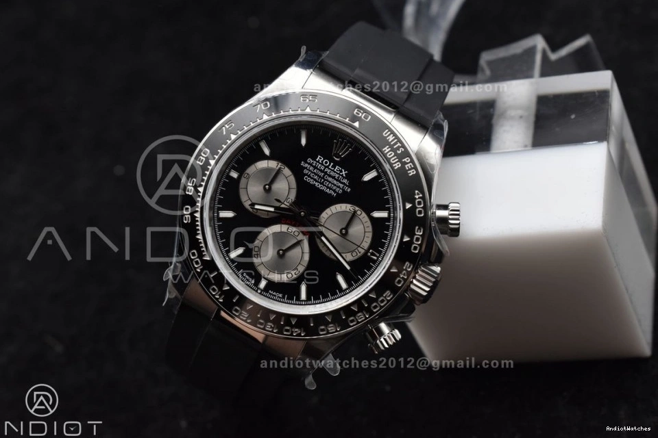 Tailored SH4131 1:1 V QF Daytona Rubber Best Edition on 126519LN 819 Strap 0228